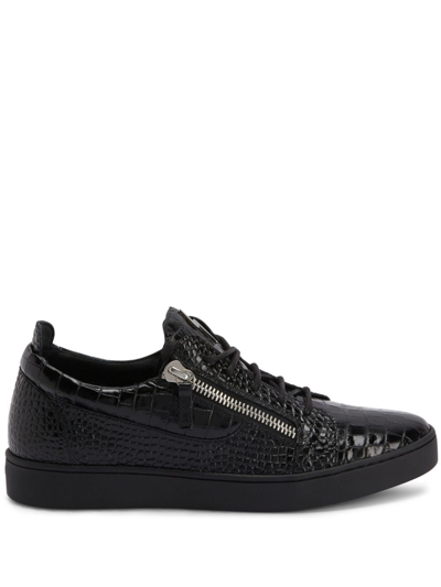 Giuseppe Zanotti Frankie Low-top Sneakers In Black