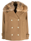 MICHAEL MICHAEL KORS DOUBLE-BREASTED WOOL-BLEND JACKET