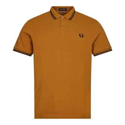Fred Perry Twin Tipped Polo Shirt In Black