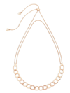 POMELLATO 18KT ROSE GOLD BRERA DIAMOND NECKLACE