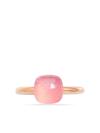 POMELLATO 18KT ROSE GOLD NUDO PETIT PINK QUARTZ RING