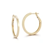 Dana Rebecca Designs Drd Medium Solid Gold Hoops In Yellow Gold