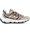Brunello Cucinelli Light Brown Suede Sneakers In Beige