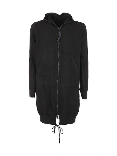 69 By Isaac Sellam Linen Parka With Hood In Black