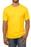 Vellapais Calista Crewneck Cotton T-shirt In Dark Yellow