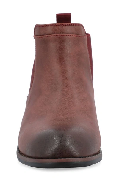 Vance Co. Landon Chelsea Boot In Brick