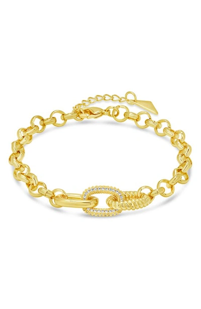 Sterling Forever Jaycee Bracelet In Gold