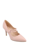 Journee Collection Journee Sidney Pointed Mary Jane Pump In Blush