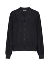 Lemaire Women Cardigan With Melange Effect In Gray