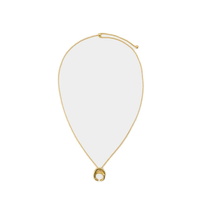 Charlotte Chesnais Initial Necklace - Silver/gold 18kt - Gold