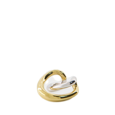 Charlotte Chesnais Initial Ear Cuff -  - Silver/gold 18kt - Gold