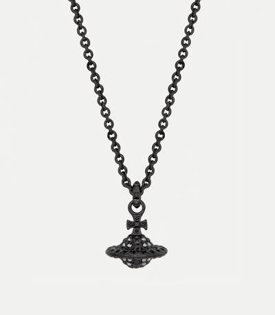 Pre-owned Vivienne Westwood Very All Black Cristal Necklace