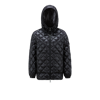 Moncler Lightweight Jacket With Hood And Padding In Black