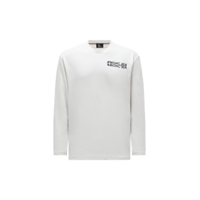 Moncler Logo Long Sleeve T-shirt White