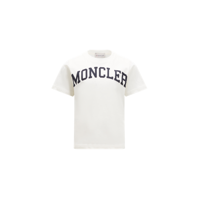 Moncler Kids' Printed T-shirt White