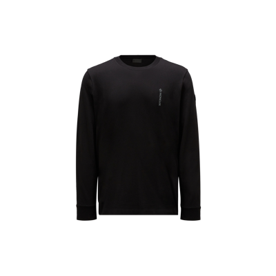 Moncler Collection Logo Long Sleeve T-shirt Black