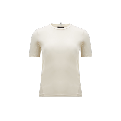 Moncler Logo Tech Jersey T-shirt In White