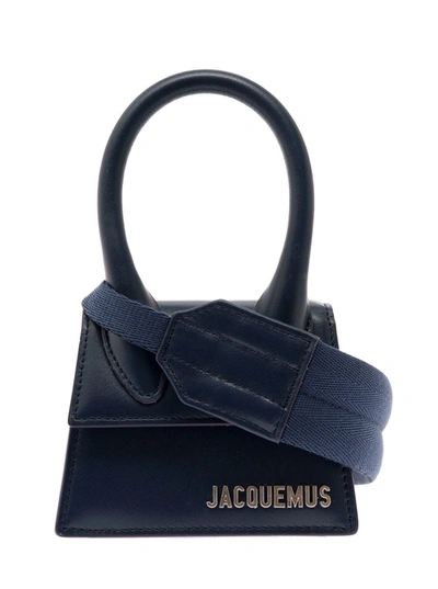 Jacquemus Le Chiquito Moyen Shoulder Bag In Blu