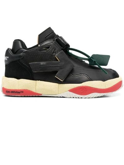 Off-white Puzzle Couture Low-top Sneakers In Nero