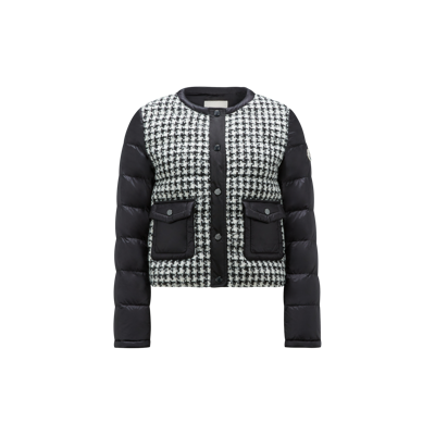 Moncler Collection Becasse Short Down Jacket Multicolour In Multicolore