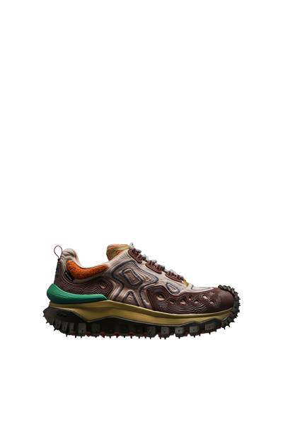 Moncler Trailgrip Grain Sneakers In Multicolour