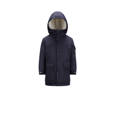 Moncler Kids' Parka Kevin In Bleu