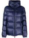 Moncler Douro Tech Down Jacket In Blue