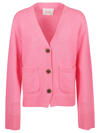 Lisa Yang Danni Cashmere Cardigan In Pink