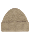 Acne Studios Knitted Wool-blend Beanie In Beige