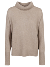 Lisa Yang Women's Heidi Oversized Cashmere Turtleneck Sweater In Grey