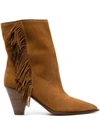 Aquazzura Women's Marfa Bootie 70 In Brown