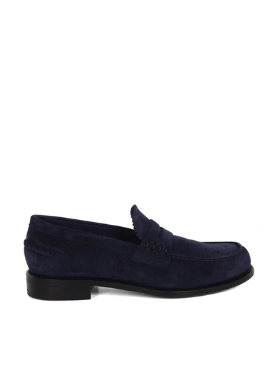 Berwick 1707 Kudu Reverse Baltic Loafers In Blue