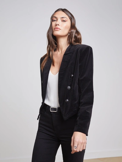 L Agence Wayne Blazer In Black