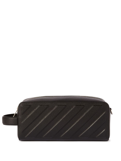 Off-white 3d Diag Pouch In Black