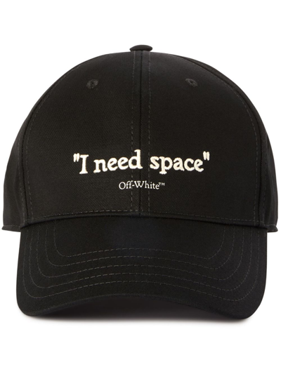 Off-white Give Me Space Drill Cap In Black