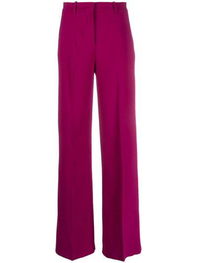 Pinko Wide-leg Tailored Trousers In Pink