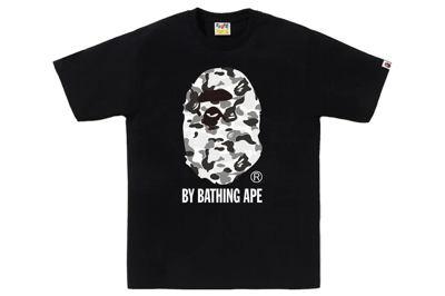 Pre-owned Bape Abc Camo By Bathing Ape Tee Black/grey