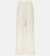 KHAITE BANTON LOW-RISE COTTON WIDE-LEG PANTS