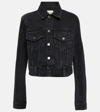 Khaite Rizzo Denim Jacket In Black