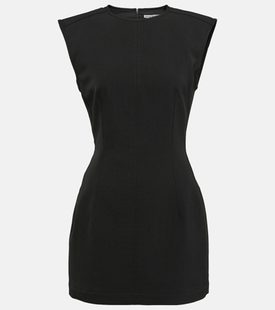 Acne Studios Mini Dress Woman Black In Cotton In 900 Black