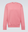 JW ANDERSON EMBROIDERED COTTON JERSEY SWEATSHIRT