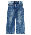 Monnalisa X Looney Tunes Wide-leg Jeans In Blue