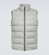 HERNO CASHMERE AND SILK DOWN VEST