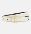 Tod's Timeless T Reversible Leather Belt In Multicoloured