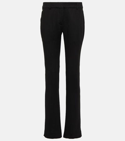 Acne Studios Straight Trousers In Black