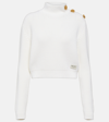 Prada High-neck Wool Sweater In Black