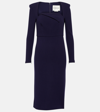 navy blue dress for baby girl Buy Mango Asymmetrical Pleated Dress Online main image 1