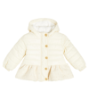 Balmain Baby Quilted Jacket In White