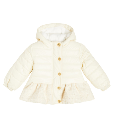 Balmain Baby Quilted Jacket In White
