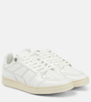 AMI ALEXANDRE MATTIUSSI LOW-TOP LEATHER SNEAKERS